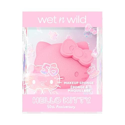 wet n wild Hello Kitty Makeup Sponge - 3D Design, Easy To Use Seamless Streak-Free Application, Cruelty-Free & Vegan - Image 1