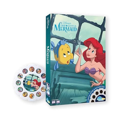 Moonlite Storytime - Disney's The Little Mermaid Storytime Disc - A Magical Read Together - Projector Sold Separately - Digital Story w/ Sound FX - Learning Gifts for Kids Ages 1 Year & Up - Image 1
