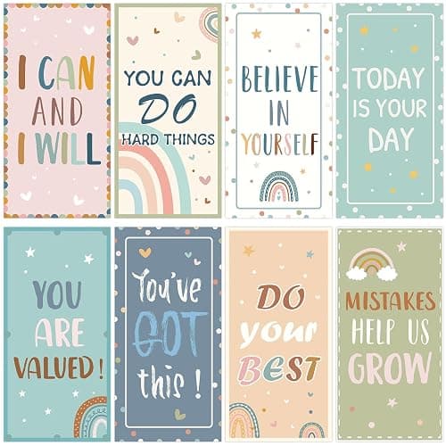 8 Pcs Fluorescent Light Covers with 80 Magnets Decorative for Classroom Ceiling Light 4 x 2 Feet Magnetic Lights Covers Filter Easy Install for Office Hospitals & Home Drop Ceiling Supplies (Boho) - Image 1