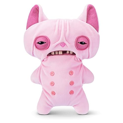 Fuggler Alley Cats 9-Inch Plush Toy (Wrinkle Mcstinkles) by ZURU – Funny Ugly Monster Stuffed Animal with Human-Like Teeth, Collectible Plush for Kids, Tweens, Teens, Adults & Cat-Loving Weirdos - Image 1