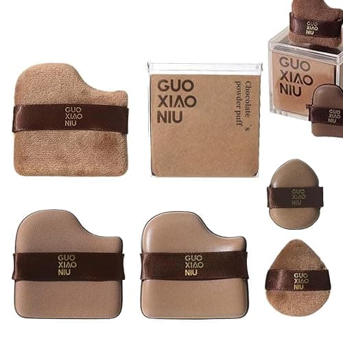 Наборы спонжей-аппликаторов для макияжа (Guoxiaoniu Chocolate Makeup Puff Set, Guoxiaoniu) - Image 1