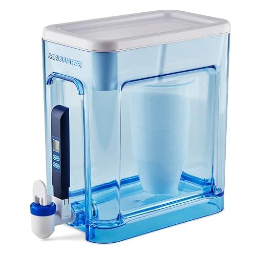 ZeroWater 22-Cup 5-Stage Water Filter Dispenser with Instant Read Out - 0 TDS for Improved Tap Water Taste - IAPMO Certified to Reduce Lead, Chromium, and PFOA/PFOS - Image 1