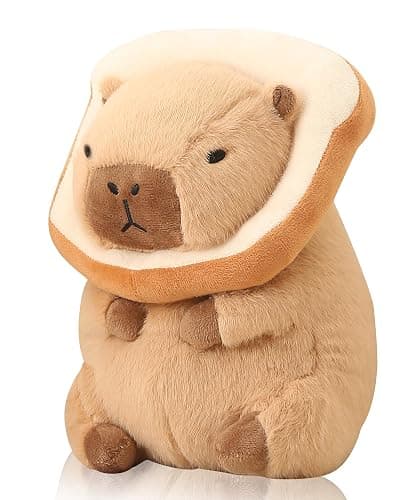 Bestsea Cute Capybara Plush Soft Capybara Plushie Pillow with Kawaii Capybara Stuffed Animals Toy for Kids Girls Adults Birthday Gifts and Home Decor 12 inch (Kawaii Capybara Plush) - Image 1