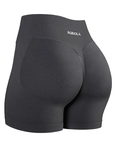 AUROLA Influence Workout Shorts for Women,2.5 3.5 4.5 5.5 6.5 No Roll Up Squat Proof Scrunch Seamless Compression Gym Short - Image 1