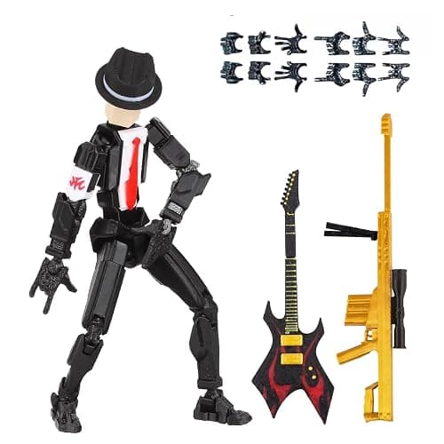 T13 Action Figure Assembly Completed, T13 Action Figures Set High 5.4 inches Tall, Office Desks , and Birthday Cake Decorations, Titan 13 Action Figure for Ultimate Gaming Action Figures Collection - Image 1