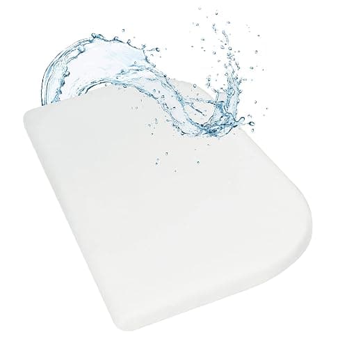 WhizProducts Wasserdichtes Spannbettlaken 89x50 cm kompatibel mit Babybay Maxi, Midi, Boxspring, Comfort und Comfort Plus - Spannbetttuch mit integriertem atmungsaktiven Matratzenschoner - Image 1