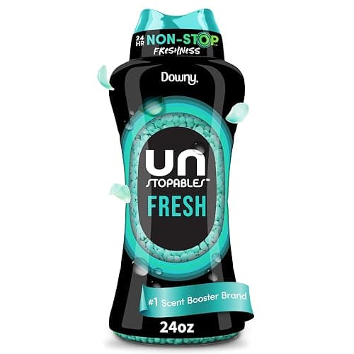 Downy Unstopables In Wash Scent Booster Beads, Fresh Scent, 24 oz, Laundry Beads For Odor Protection, Downy Scent Booster Beads, Laundry Scent Boosters - Image 1