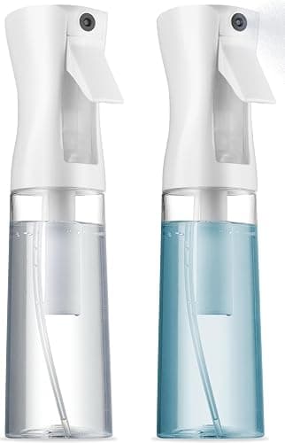 2 Pack Continuous Spray Bottle for hair - 10 Oz Ultra Fine Mist Sprayer | Water Spray Bottle For Hair Mister Spray Bottle | Hair Spray Bottles For Hairstyling, Cleaning, Salons (2pk 10oz) - Image 1