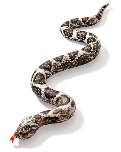 Hiboom 1 Pc Inflatable Fake Snake 39 Inch Inflatable PVC Python for Pool Floats Blow Up Animals for Garden Scare Birds Jungle Party Decorations - Image 1