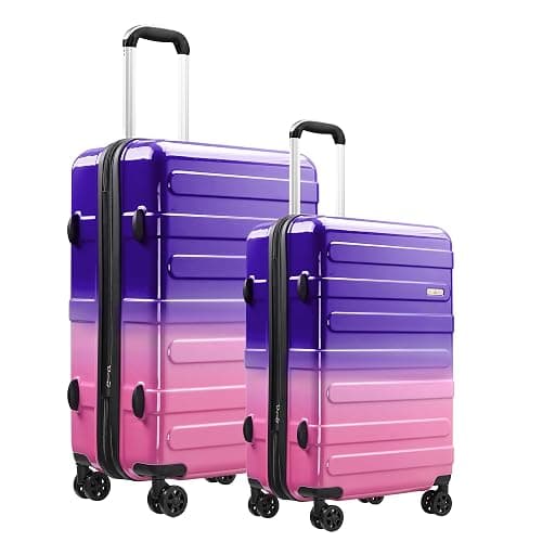 sukiost Luggage Set With Spinner Wheels, Carry On Suitcase with TSA Lock, Expandable Checked Suitcase for Women - Image 1