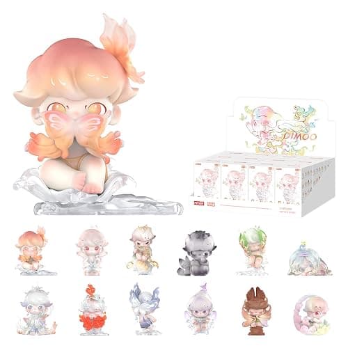 POP MART DIMOO Shapes in Nature Series Figures 12PCs Blind Box Figures, Random Design Action Figures Collectible Toys Home Decorations, Holiday Birthday Gifts for Girls and Boys, Whole Set - Image 1