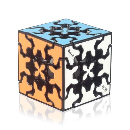 Gear Cube 3x3 with Three-Dimensional Gear Structure, Embedded Tile Design Magic Cube 3x3x3 Puzzles Toys (57mm), Suitable for Brain Development Puzzle Games for Children and Adults - Image 1