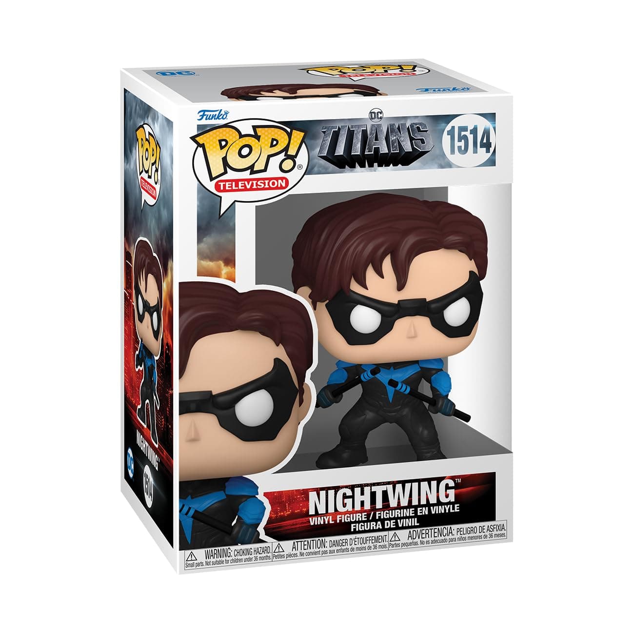 Funko POP! TV: Titans - Nightwing - DC Titans - Collectable Vinyl Figure - Gift Idea - Official Merchandise - for Kids & Adults - TV Fans - Model Figure for Collectors and Display - Image 1