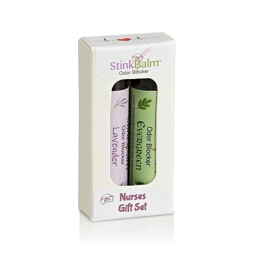StinkBalm Odor Blocker Nurses Gift Set 2 Pack - Nurse Gifts for Women - Gifts for Nurses, Nurse Appreciation Gifts - Nurses Week Gifts - Nursing Gifts, New Nurses Gifts, Nursing Graduation Gifts - RN - Image 1