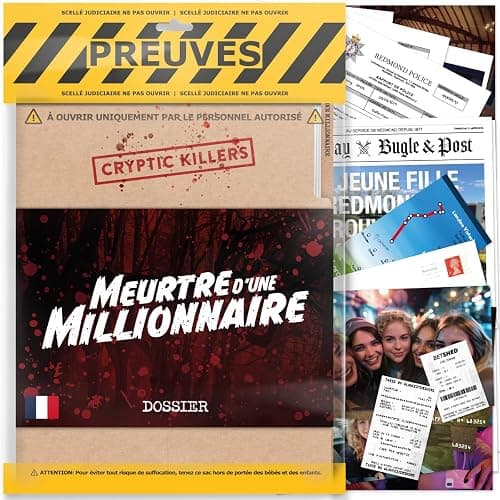 Jeu mystère sur des meurtres Non résolus - Enquête sur des Affaires Non résolues Indices/preuves des inspecteurs - Élucider Le Crime - Meurtre d'une Millionnaire - Image 1