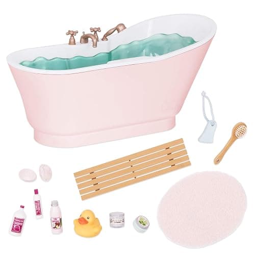 Our Generation by Battat- Bath & Bubbles Deluxe Set for 18" Dolls- Toy, Doll & Accessories for 18" Dolls- Ages 3 Years & Up - Image 1