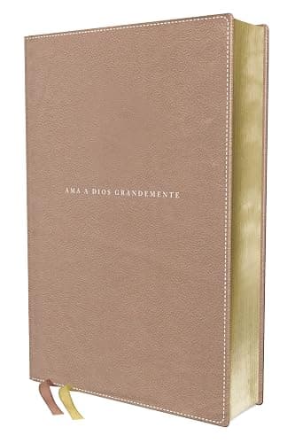 NBLA, Santa Biblia, Ama a Dios Grandemente, Interior a cuatro colores Leathersoft, Oro Rosa, Comfort Print (Spanish Edition) - Image 1