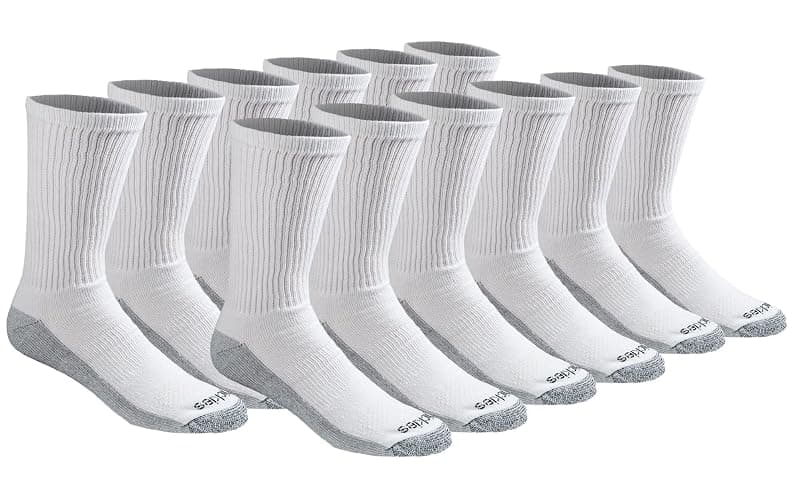 Dickies Men's Dri-Tech Original Moisture Control Crew Socks, Available in M-XXL (6, 12, 18 Pairs) - Image 1