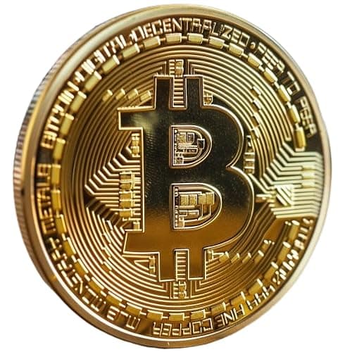 Collector's Edition Bitcoin Coin - Commemorative Cryptocurrency Collectible in Protective Acrylic Display Case - Perfect for Crypto Enthusiasts, Coin Collectors, and Gifts - Image 1