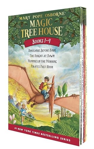 Magic Tree House Boxed Set, Books 1-4: Dinosaurs Before Dark, The Knight at Dawn, Mummies in the Morning, and Pirates Past Noon - Image 1