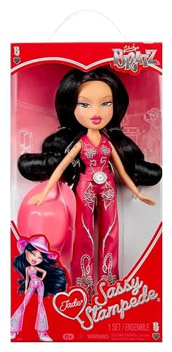 Bratz Sassy Stampede Jade Fashion Doll with Accessories: Western, Cowgirl Style Clothes & Accessory Pieces - Image 1