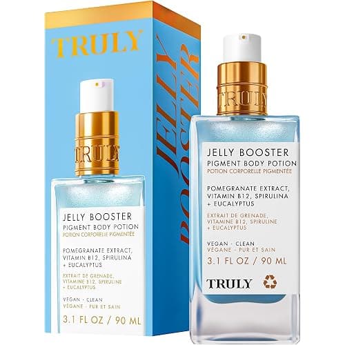 Truly Beauty Jelly Booster Pigment Body Potion, Lightweight, Fast Absorbing Acne Scar Treatment for Face And Body, Scar Removal Ointment/Serum for Everyday Use, 3.1 Fl.Oz - Image 1