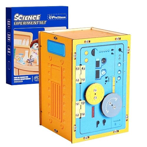 FoxiSteam STEM Toys for Boys Girls Age 6-7 8-13 Science Kits for Wood Mechanical Combination Box Christmas Birthday Gifts for 6 7 8 9 10 11 12 13 14+ Years Old Boys Teens Gift Ideas - Image 1