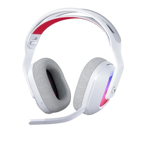 Logitech G Astro A20 X Lightspeed Wireless Gaming Headset for PS5, Xbox, Switch, PC with 2-System PLAYSYNC Audio, Bluetooth, LIGHTSYNC RGB, and 48 kHz Boom Mic - White - Image 1