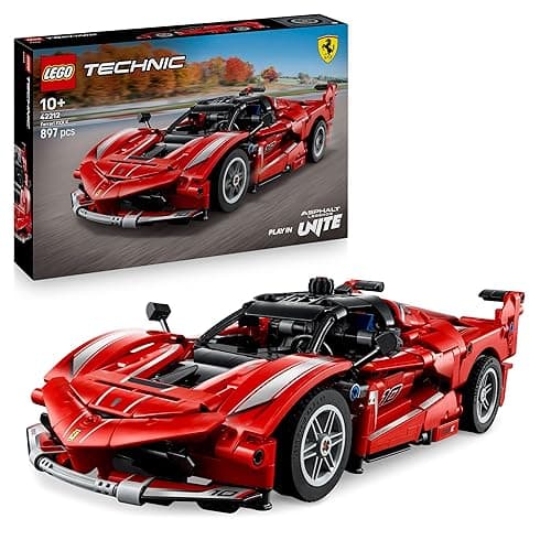 LEGO Technic Ferrari FXX K Race Car Toy - Play & Display Model Building Kit with V12 Engine, Differential and Moving Pistons - Motorsports Gift for 10+ Year Old Boys - 42212 - Image 1