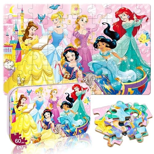 60 Piece Kids Puzzles, Puzzle for Kids Ages for 5,6,7,8,9,10,11,12 Boys and Girls Toy Puzzles - Image 1