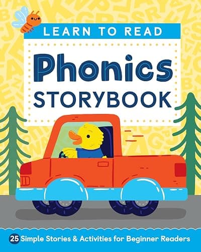 Learn to Read: Phonics Storybook: 25 Simple Stories & Activities for Beginner Readers - Image 1