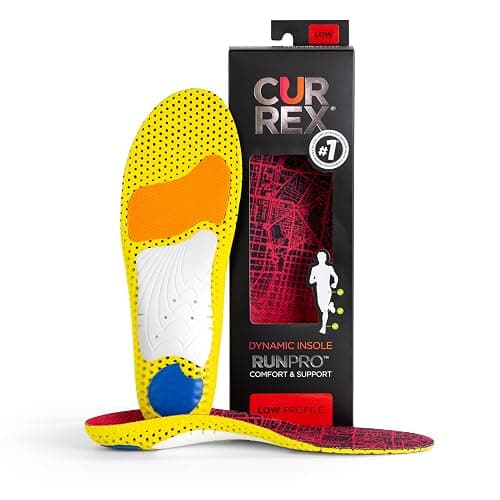 CURREX RunPro Insoles for Running Shoes, Arch Support Inserts to Help Reduce Fatigue, Prevent Injuries, Boost Performance for Men & Women (Low Arch, Size Large) - Image 1