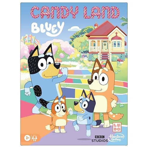 Hasbro Gaming Candy Land Bluey Edition Board Game | Ages 3 and Up | 2-6 Players | Play as Dad, Mum, Bluey, Bingo, Muffin, or Socks | Preschool Games | Kids Gifts (Amazon Exclusive) - Image 1