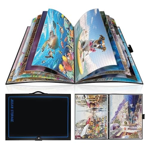 ALL4JIG 20.87"*28.15" Puzzle Binder – Space-Saving Storage Folder for 500–1000 Piece Puzzle Collection, Holds 20 Puzzles, HD Film Pockets, Birthday Gift for Mom & Grandma - Image 1