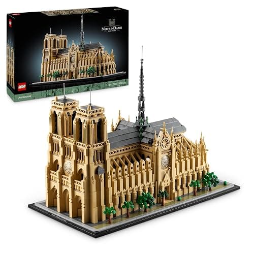 LEGO Architecture Notre-Dame de Paris Set, Model Kit for Adults to Build, Home or Office Décor, Collectible Gift for History-Loving Men, Women, Him or Her 21061 - Image 1