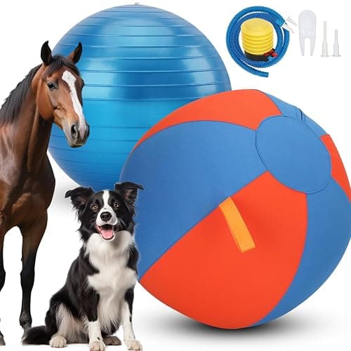 Deerift 18" Herding Ball for Dogs - Upgraded Material, Durable Dog Training Toy, Suitable for Border Collies, Australian Shepherds, and Other Medium to Large Herding Dog Ball - Image 1