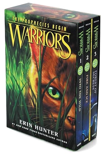 Warriors Box Set: Volumes 1 to 3: Into the Wild, Fire and Ice, Forest of Secrets (Warriors: The Prophecies Begin) - Image 1
