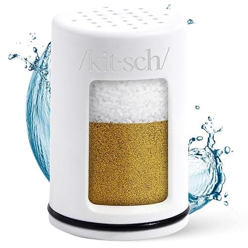 Kitsch Filtered Shower Head Replacement Cartridge- Shower Head, Water Filter Softener For Hair Nails and Skin Vitamins, Removes Metal & Harmful Substance, Easy Installation Universal Compatible 1 Pack - Image 1