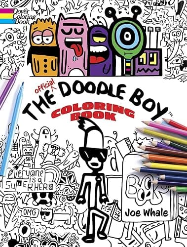 The Official Doodle Boy™ Coloring Book (Dover Design Coloring Books) - Image 1