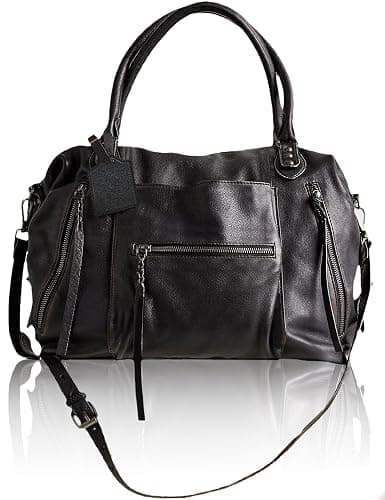 WINSASI Women's Large Tote Bag City Tote Bag Fall Purse with Zipper Women Vegan Leather Hobo Handbags with Adjustable Strap - Image 1
