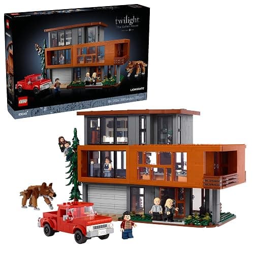 LEGO Ideas Twilight The Cullen House - Collectible Set for Adults 18+ - DIY Fantasy Craft for Book Lovers - Edward, Bella, Jacob + 4 More Minifigures - Gift Idea for Fans of The Movies - 21354 - Image 1