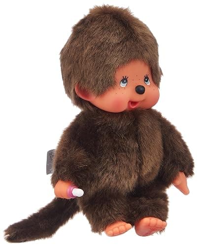 Bandai Monchhichi 84637 Original Plush Monkey from the 80s - Soft Plush 20 cm for Children and Adults - Children's Toy 2 Years and Above - Image 1