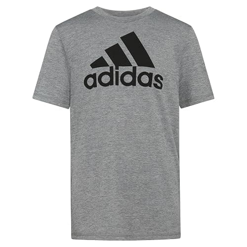 adidas Boys' Stay Dry Climalite Short Sleeve T-Shirt - Image 1