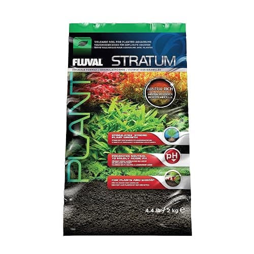 Fluval 12693 Plant and Shrimp Stratum for Freshwater Fish Tanks, 4.4 lbs. – Aquarium Substrate for Strong Plant Growth, Supports Neutral to Slightly Acidic pH - Image 1