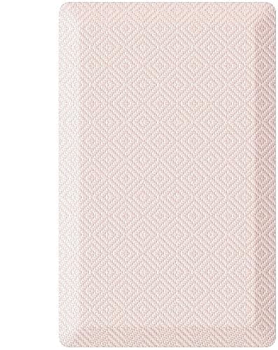 Ophanie Kitchen Mats for Floor, 3/4 Inch Thick Kitchen Rugs, 20''x32'' Anti Fatigue Standing Cushioned Mat, Waterproof,Comfort Ergonomic Mat for Office, Home, Sink, Pink Non-Slip Bottom - Image 1