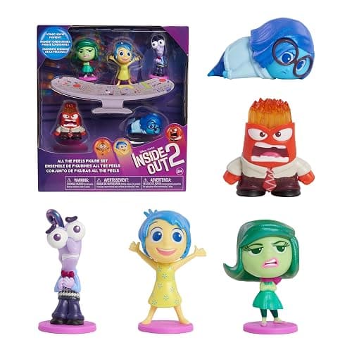 Disney and Pixar Inside Out 2 All the Feels Figure Set, Kids Toys for Ages 3 Up by Just Play - Multicolor - Image 1