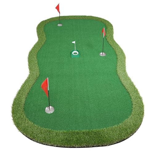Golf Putting Green, Practice Putting Green Mat, Large Professional Golfing Training Mat for Indoor Outdoor… - Putting green-5X10ft - Image 1