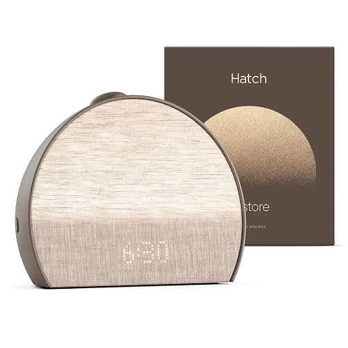 Hatch Restore 3 Sleep System | Sunrise Alarm Clock, Bedside Lamp & Sleep Audio (Cocoa) | Meditations, Podcasts, Sound Baths, Audiobooks - Image 1
