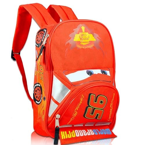 Disney Little Boys' Cars 12 Inch Backpack - One Size - Red - Image 1