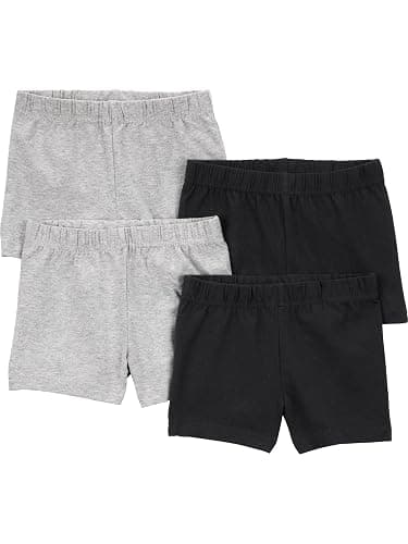 Simple Joys by Carter's Girls 4-Pack Tumbling Shorts - Image 1